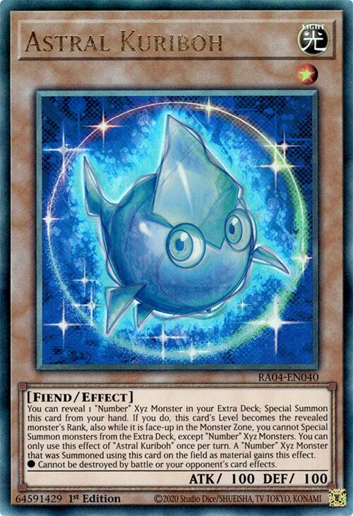 Astral Kuriboh [RA04-EN040] Prismatic Ultimate Rare | Exor Games Dartmouth