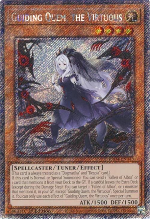 Guiding Quem, the Virtuous [RA04-EN043] Platinum Secret Rare | Exor Games Dartmouth