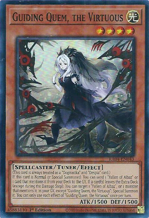 Guiding Quem, the Virtuous [RA04-EN043] Super Rare | Exor Games Dartmouth