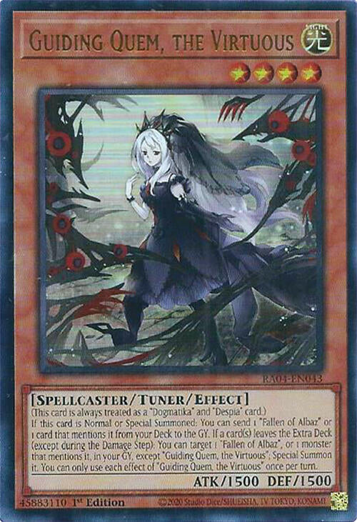 Guiding Quem, the Virtuous [RA04-EN043] Ultra Rare | Exor Games Dartmouth