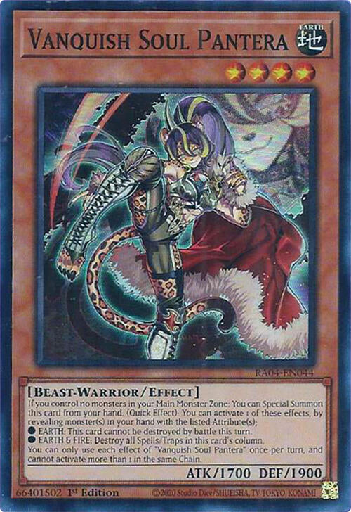 Vanquish Soul Pantera [RA04-EN044] Super Rare | Exor Games Dartmouth