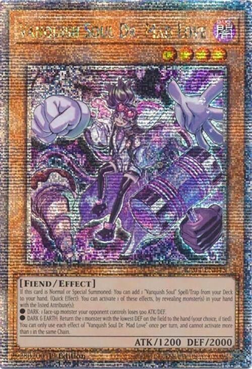 Vanquish Soul Dr. Mad Love [RA04-EN045] Quarter Century Secret Rare | Exor Games Dartmouth