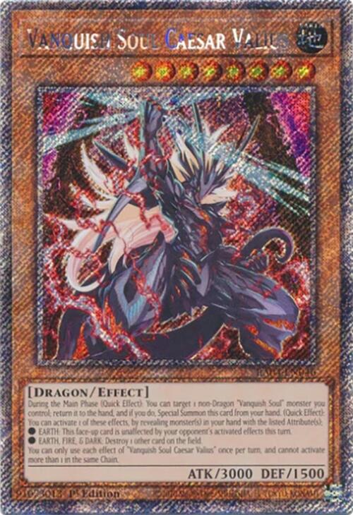 Vanquish Soul Caesar Valius [RA04-EN046] Platinum Secret Rare | Exor Games Dartmouth