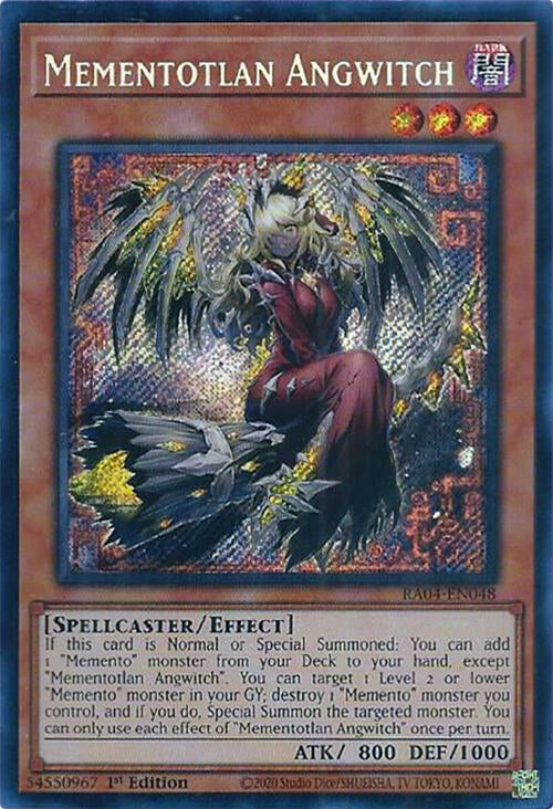 Mementotlan Angwitch [RA04-EN048] Secret Rare | Exor Games Dartmouth