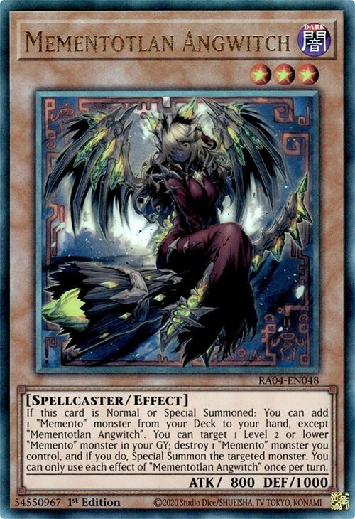 Mementotlan Angwitch [RA04-EN048] Prismatic Ultimate Rare | Exor Games Dartmouth