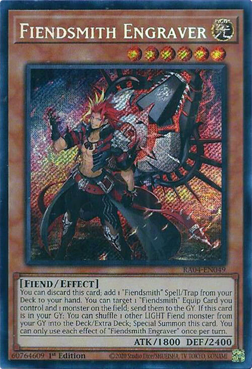 Fiendsmith Engraver [RA04-EN049] Secret Rare | Exor Games Dartmouth