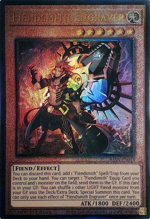 Fiendsmith Engraver [RA04-EN049] Prismatic Ultimate Rare | Exor Games Dartmouth