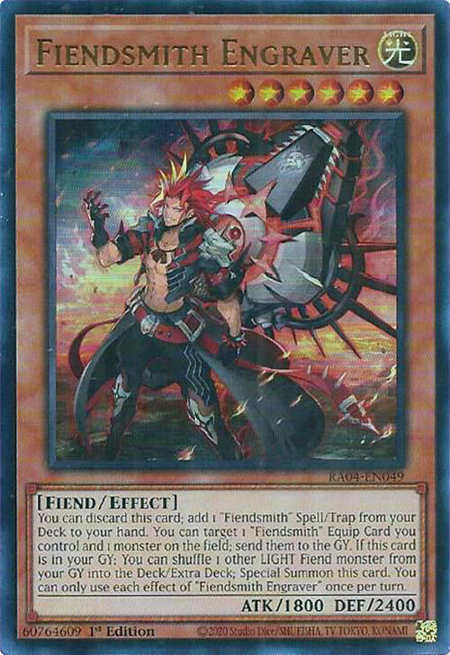 Fiendsmith Engraver [RA04-EN049] Ultra Rare | Exor Games Dartmouth