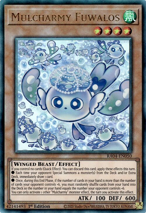 Mulcharmy Fuwalos [RA04-EN050] Prismatic Ultimate Rare | Exor Games Dartmouth