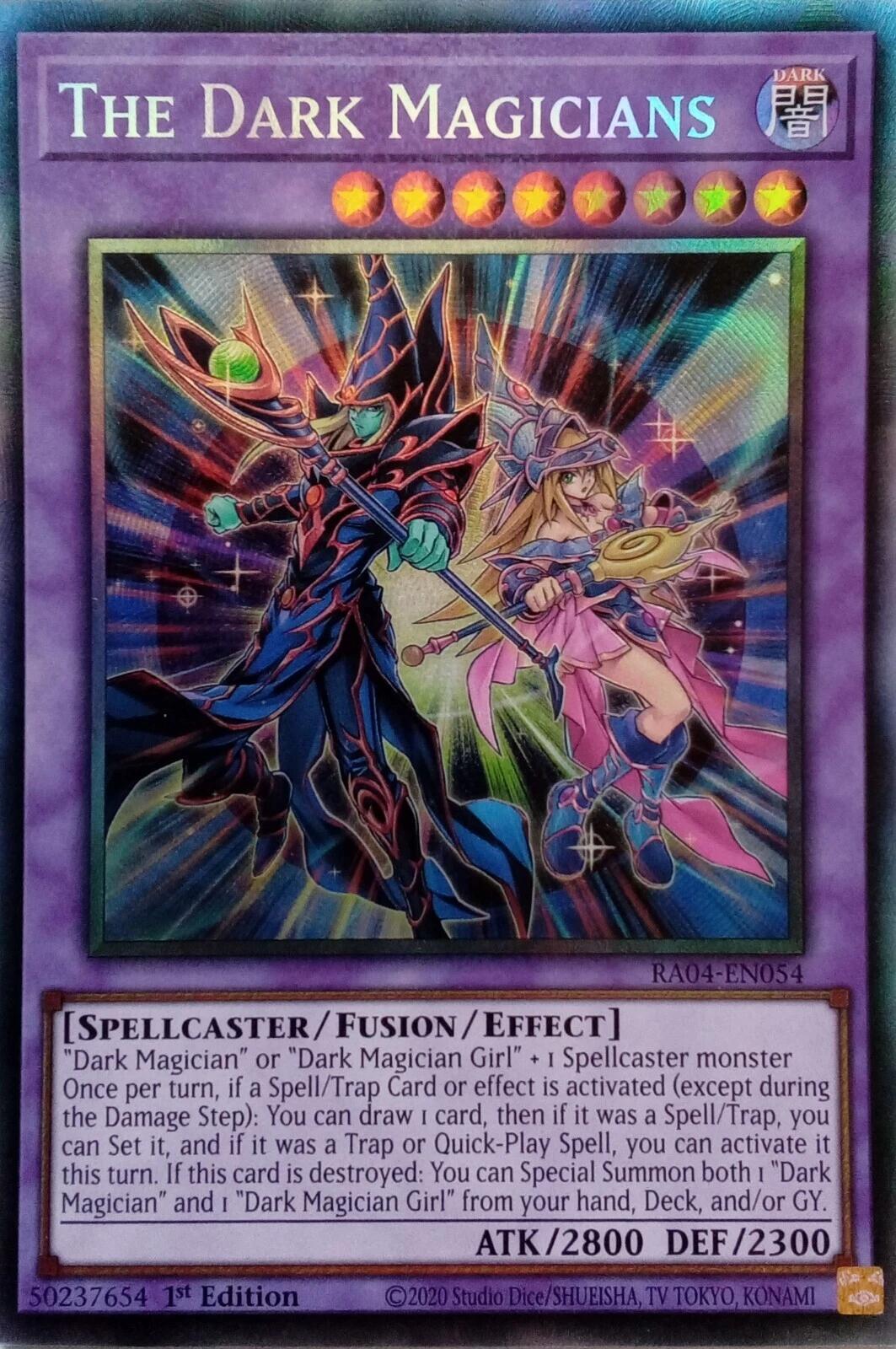 The Dark Magicians [RA04-EN054] Prismatic Collector's Rare | Exor Games Dartmouth