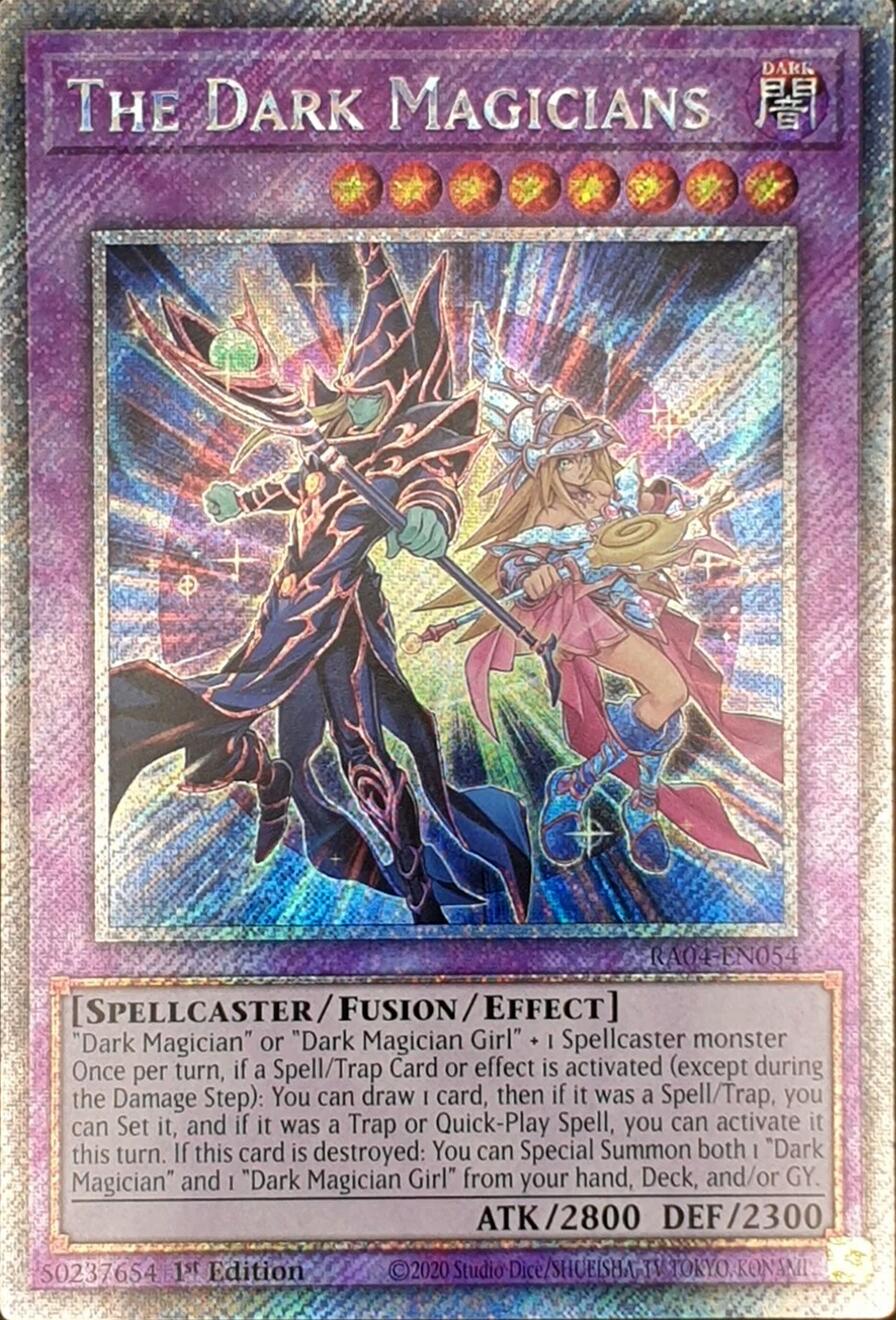 The Dark Magicians [RA04-EN054] Platinum Secret Rare | Exor Games Dartmouth