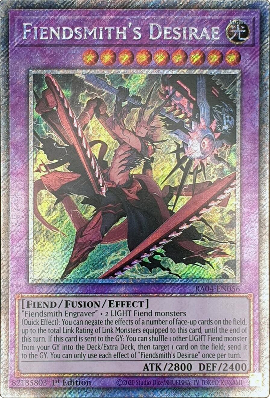 Fiendsmith's Desirae [RA04-EN056] Platinum Secret Rare | Exor Games Dartmouth