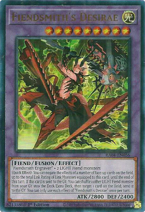 Fiendsmith's Desirae [RA04-EN056] Ultra Rare | Exor Games Dartmouth