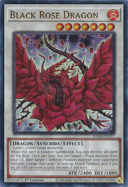 Black Rose Dragon [RA04-EN057] Ultra Rare | Exor Games Dartmouth
