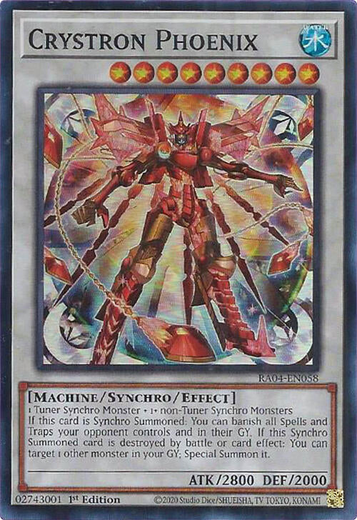 Crystron Phoenix [RA04-EN058] Super Rare | Exor Games Dartmouth