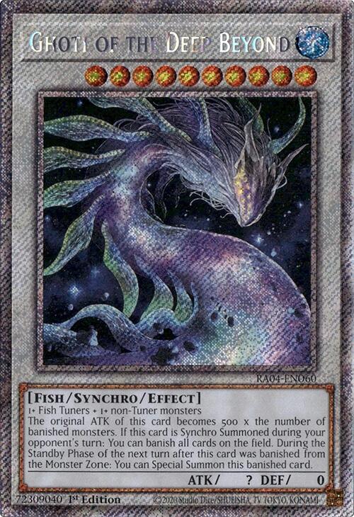 Ghoti of the Deep Beyond [RA04-EN060] Platinum Secret Rare | Exor Games Dartmouth