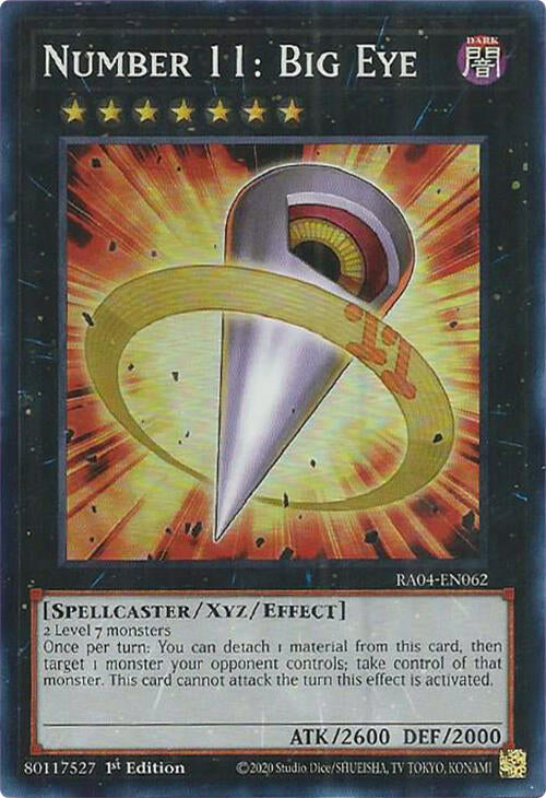 Number 11: Big Eye [RA04-EN062] Super Rare | Exor Games Dartmouth
