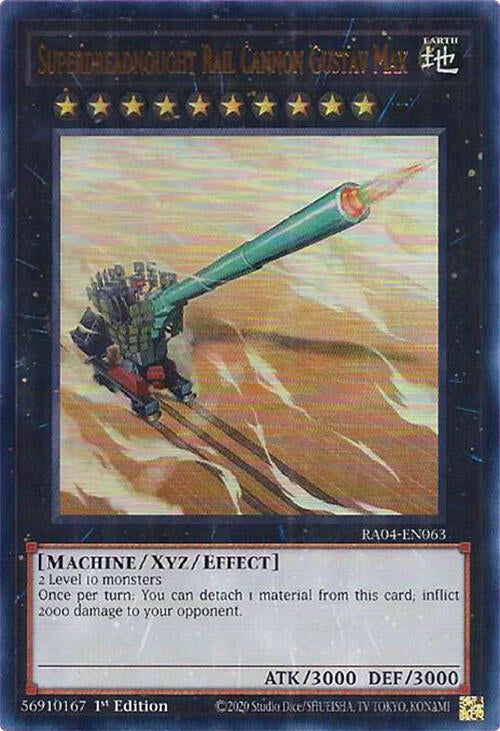 Superdreadnought Rail Cannon Gustav Max [RA04-EN063] Ultra Rare | Exor Games Dartmouth