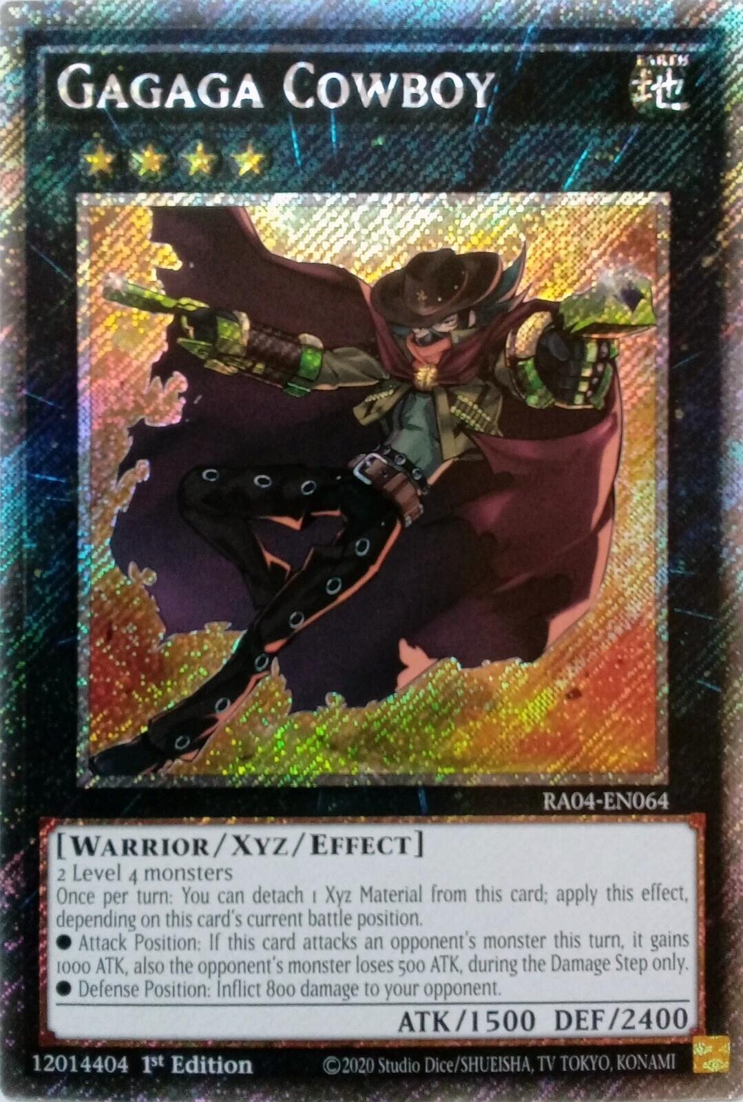 Gagaga Cowboy [RA04-EN064] Platinum Secret Rare | Exor Games Dartmouth