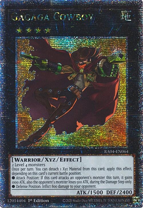 Gagaga Cowboy [RA04-EN064] Quarter Century Secret Rare | Exor Games Dartmouth