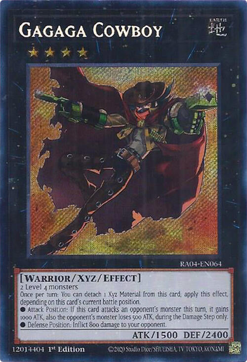 Gagaga Cowboy [RA04-EN064] Secret Rare | Exor Games Dartmouth