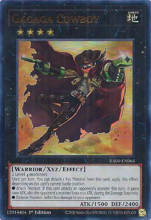 Gagaga Cowboy [RA04-EN064] Ultra Rare | Exor Games Dartmouth