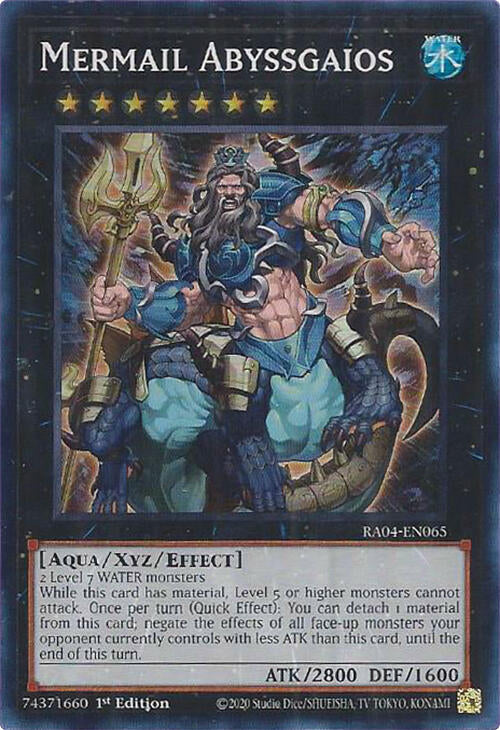 Mermail Abyssgaios [RA04-EN065] Super Rare | Exor Games Dartmouth