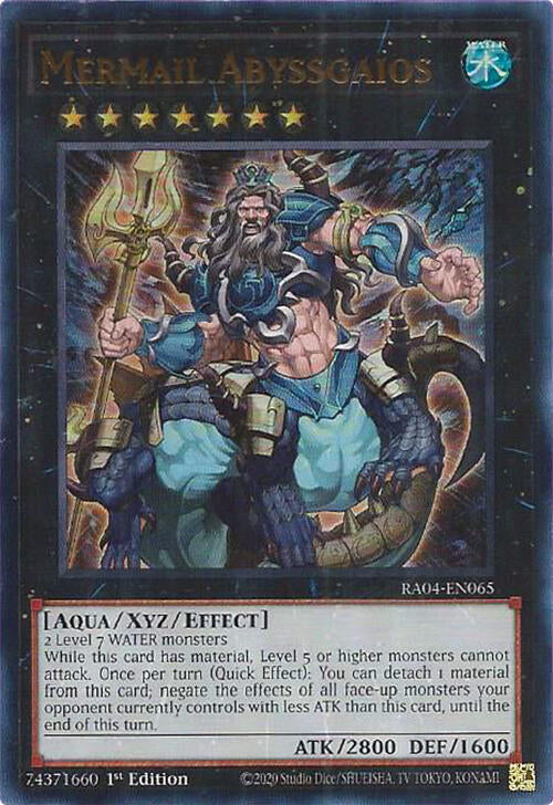Mermail Abyssgaios [RA04-EN065] Ultra Rare | Exor Games Dartmouth