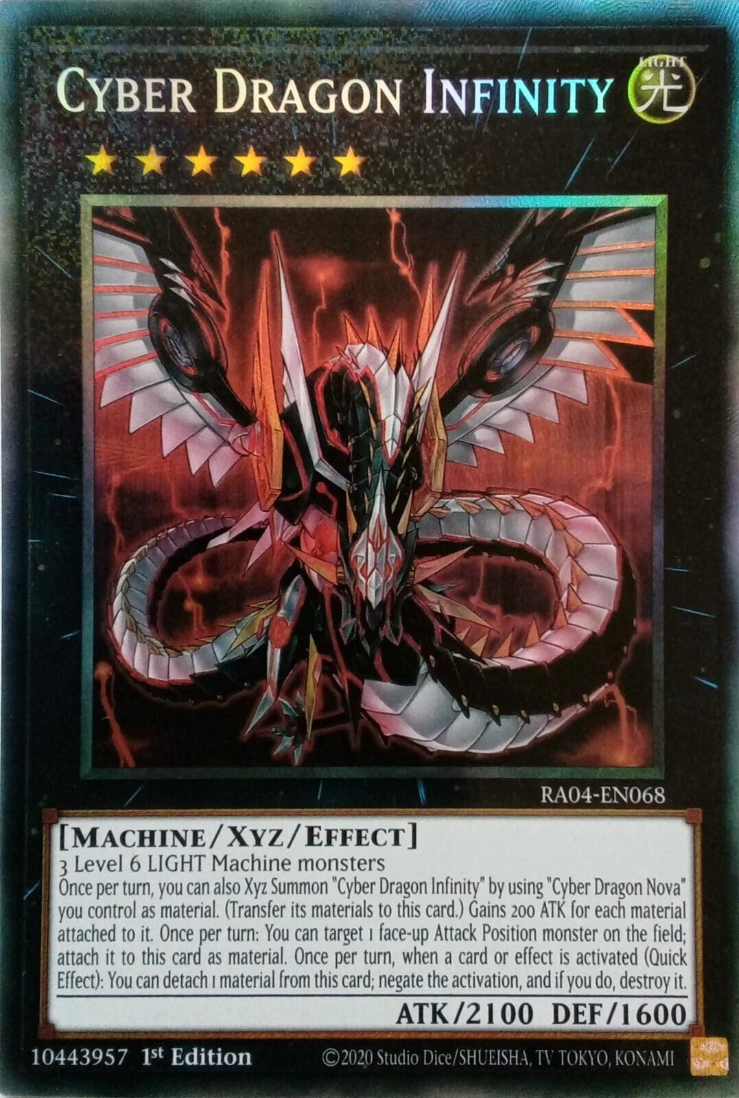 Cyber Dragon Infinity [RA04-EN068] Prismatic Collector's Rare | Exor Games Dartmouth