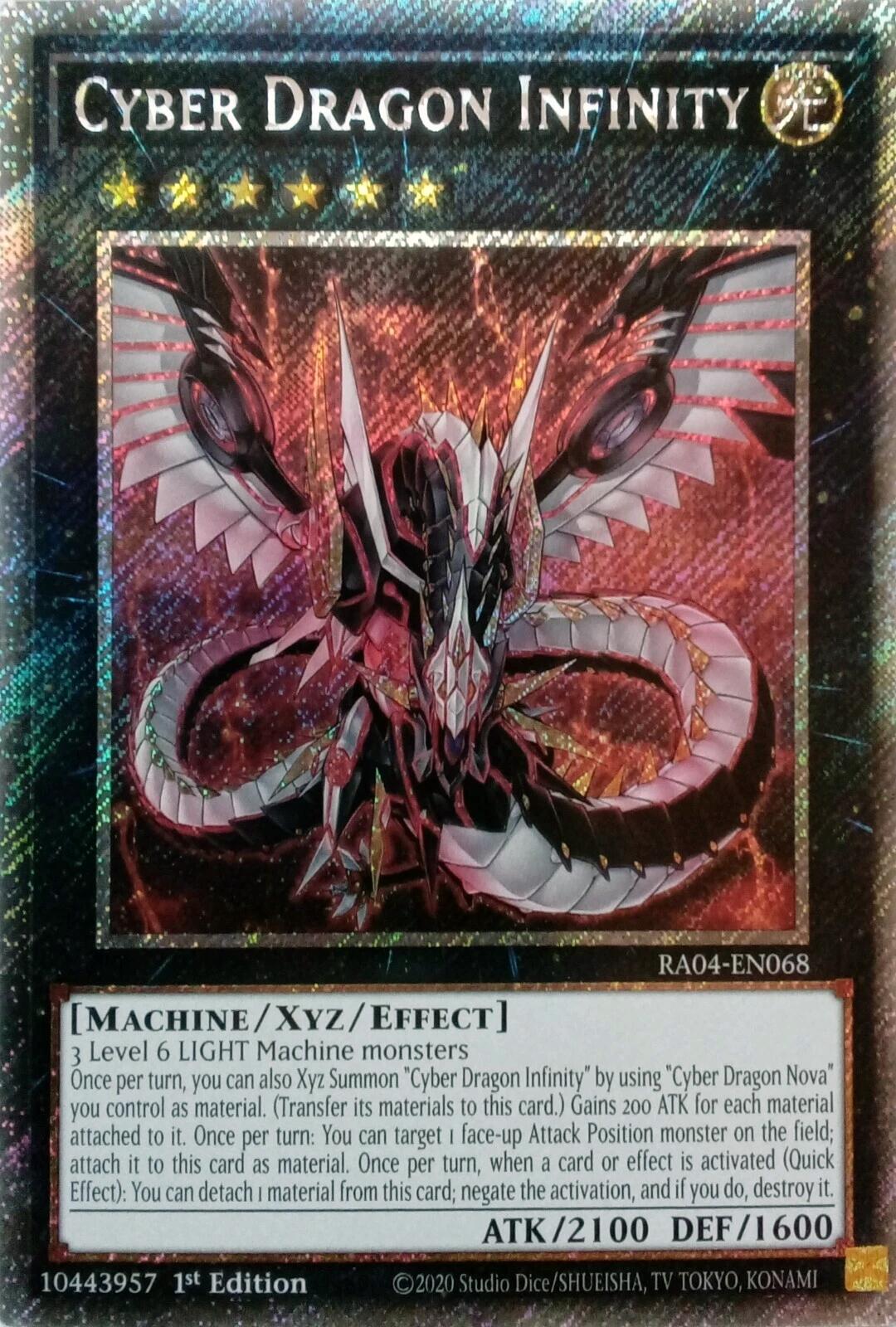 Cyber Dragon Infinity [RA04-EN068] Platinum Secret Rare | Exor Games Dartmouth