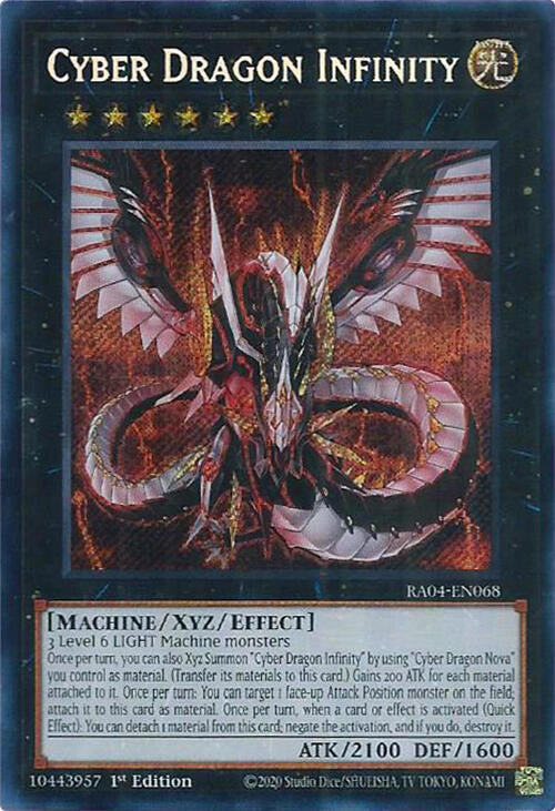Cyber Dragon Infinity [RA04-EN068] Secret Rare | Exor Games Dartmouth