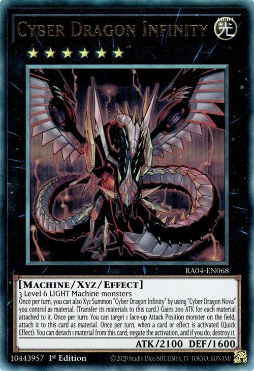 Cyber Dragon Infinity [RA04-EN068] Prismatic Ultimate Rare | Exor Games Dartmouth