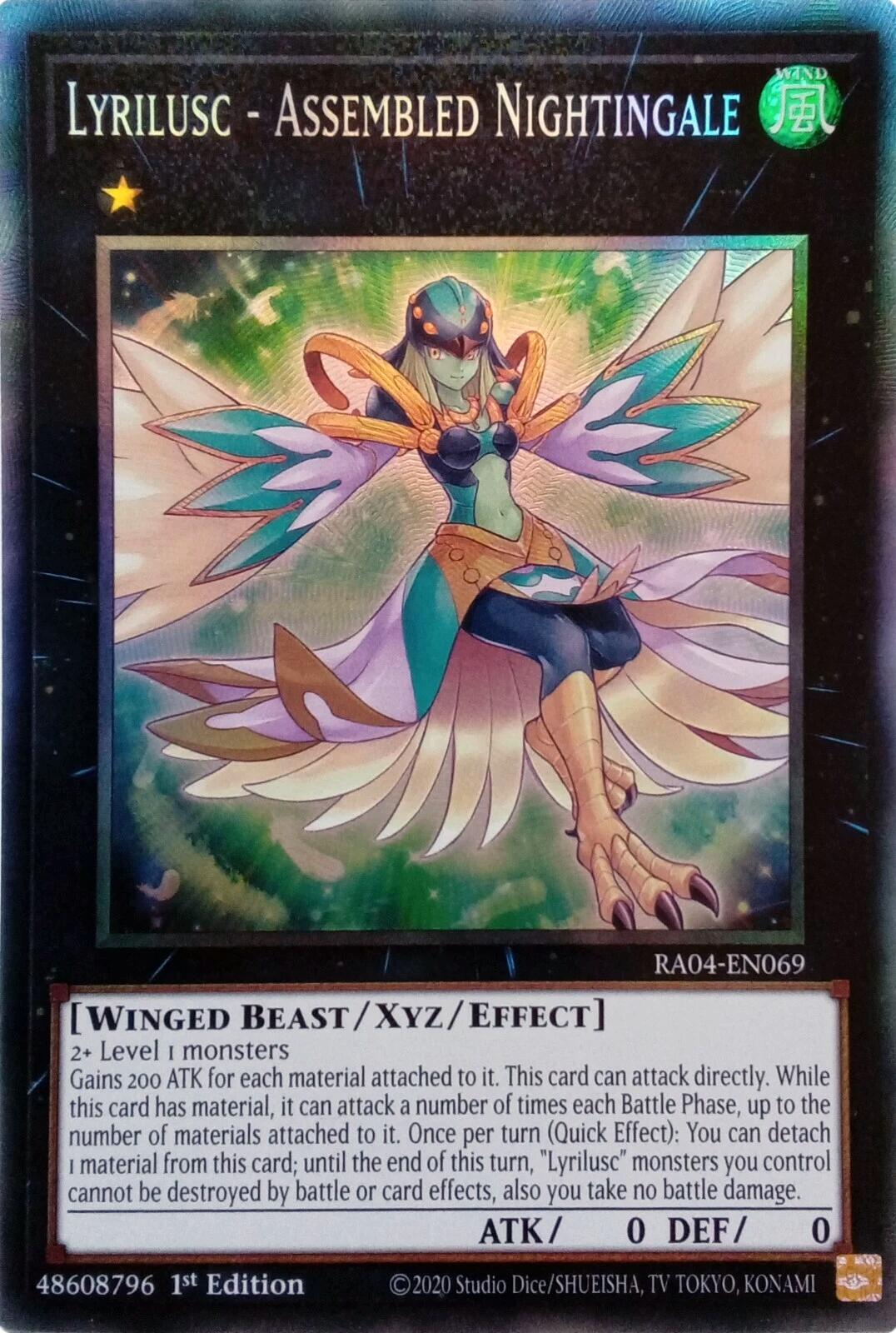 Lyrilusc - Assembled Nightingale [RA04-EN069] Prismatic Collector's Rare | Exor Games Dartmouth