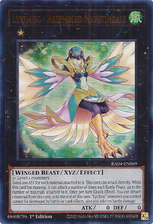 Lyrilusc - Assembled Nightingale [RA04-EN069] Ultra Rare | Exor Games Dartmouth