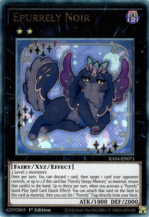 Epurrely Noir [RA04-EN071] Prismatic Ultimate Rare | Exor Games Dartmouth