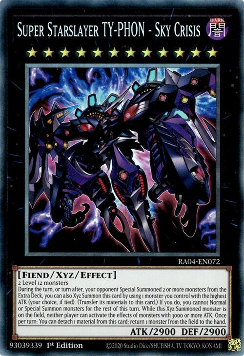 Super Starslayer TY-PHON - Sky Crisis [RA04-EN072] Prismatic Collector's Rare | Exor Games Dartmouth