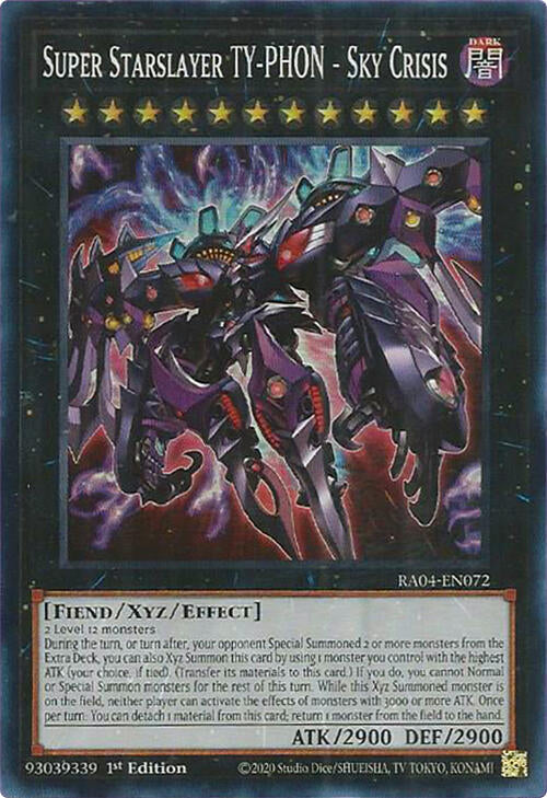 Super Starslayer TY-PHON - Sky Crisis [RA04-EN072] Super Rare | Exor Games Dartmouth