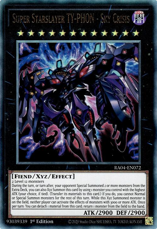 Super Starslayer TY-PHON - Sky Crisis [RA04-EN072] Prismatic Ultimate Rare | Exor Games Dartmouth