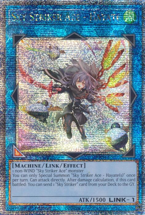 Sky Striker Ace - Hayate (New Art) [RA04-EN073] Quarter Century Secret Rare | Exor Games Dartmouth