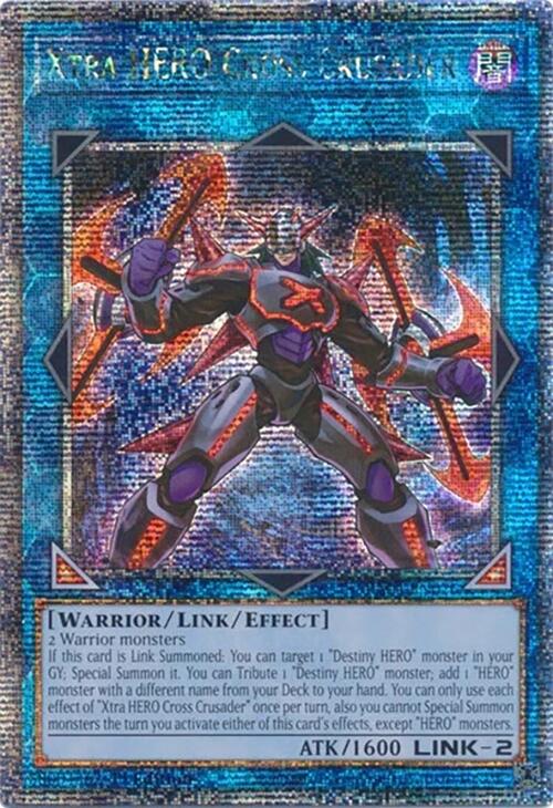 Xtra HERO Cross Crusader [RA04-EN076] Quarter Century Secret Rare | Exor Games Dartmouth