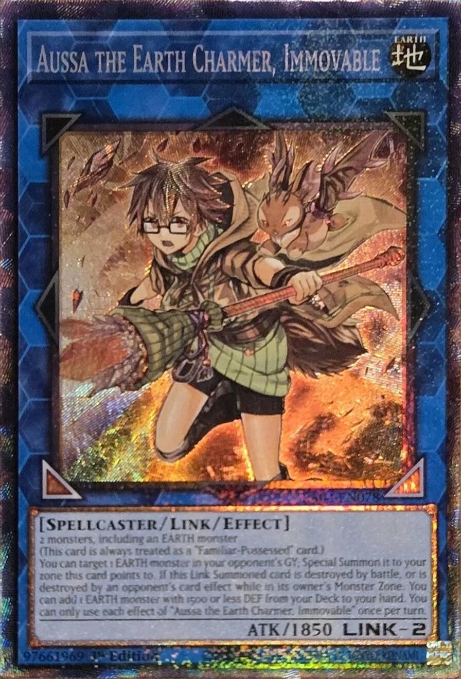 Aussa the Earth Charmer, Immovable [RA04-EN078] Prismatic Collector's Rare | Exor Games Dartmouth