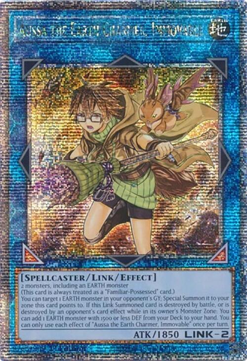 Aussa the Earth Charmer, Immovable [RA04-EN078] Quarter Century Secret Rare | Exor Games Dartmouth