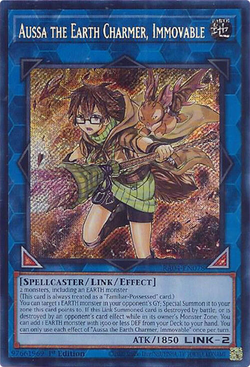 Aussa the Earth Charmer, Immovable [RA04-EN078] Secret Rare | Exor Games Dartmouth