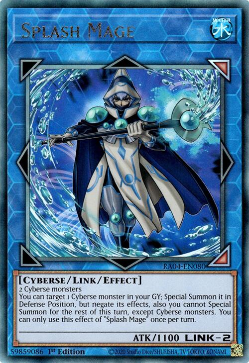 Splash Mage [RA04-EN080] Prismatic Ultimate Rare | Exor Games Dartmouth
