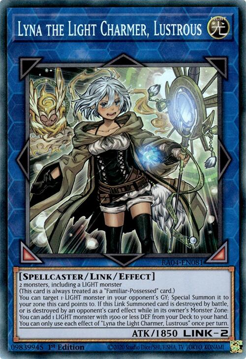 Lyna the Light Charmer, Lustrous [RA04-EN081] Prismatic Collector's Rare | Exor Games Dartmouth