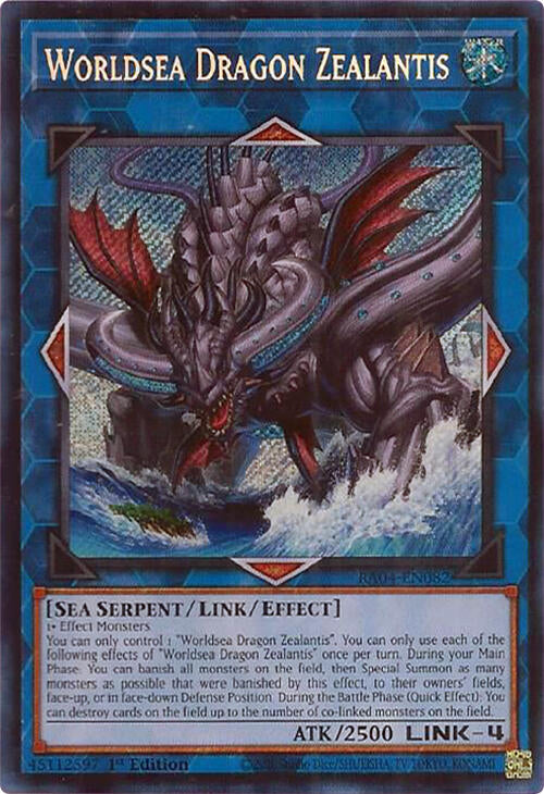 Worldsea Dragon Zealantis [RA04-EN082] Secret Rare | Exor Games Dartmouth