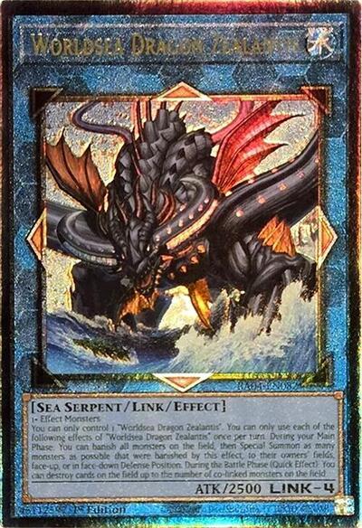 Worldsea Dragon Zealantis [RA04-EN082] Prismatic Ultimate Rare | Exor Games Dartmouth