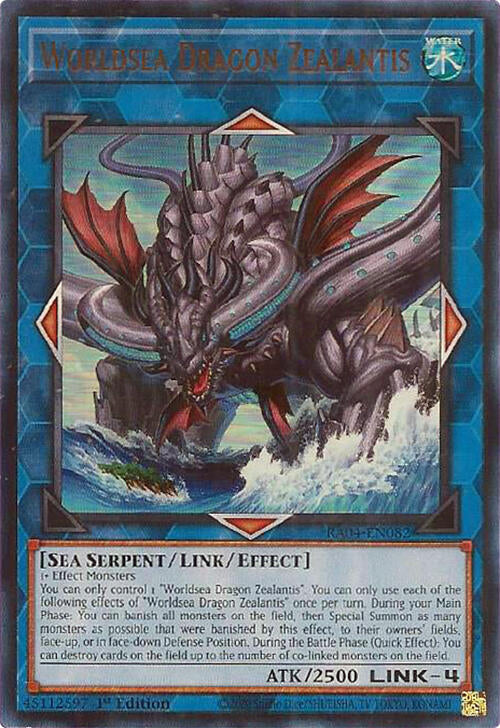 Worldsea Dragon Zealantis [RA04-EN082] Ultra Rare | Exor Games Dartmouth