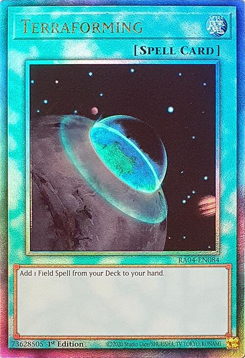 Terraforming [RA04-EN084] Prismatic Ultimate Rare | Exor Games Dartmouth