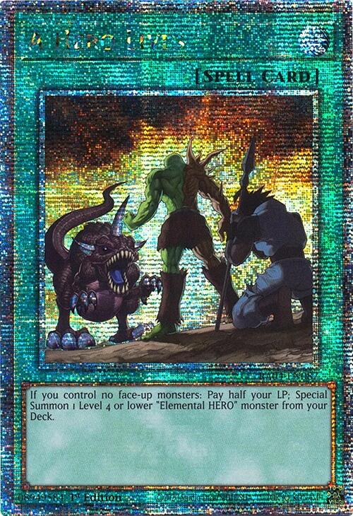 A Hero Lives [RA04-EN087] Quarter Century Secret Rare | Exor Games Dartmouth